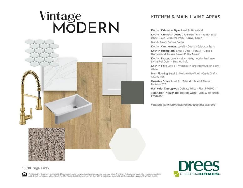 Brookdale II C selection sheet Brookdale II C selection sheet