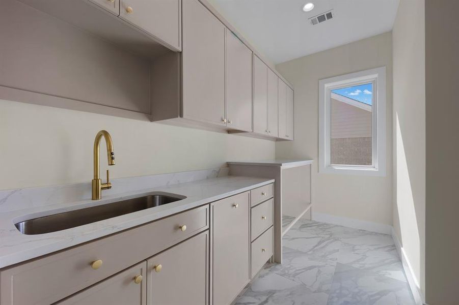 Furnished interior view inside a new home in , Dallas (Image 6).