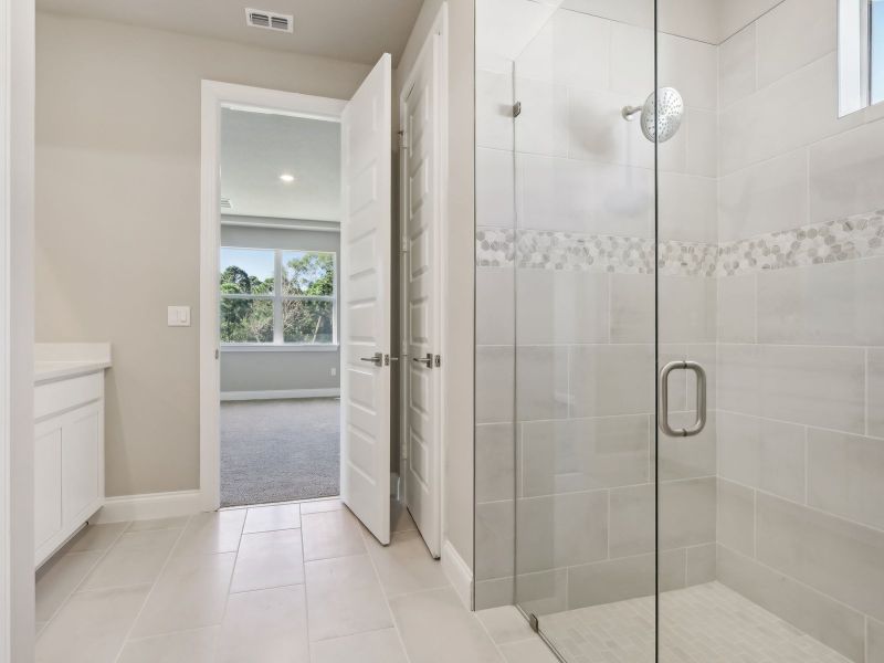 Primary Bath in the Emilia floorplan at 8993 Dahlia Circle