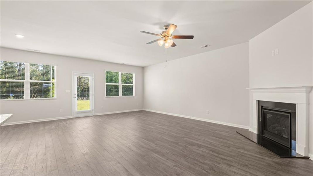 Spacious, unfurnished interior of a new home in The Preserve at Agricultural Village, Perry (Image 14).