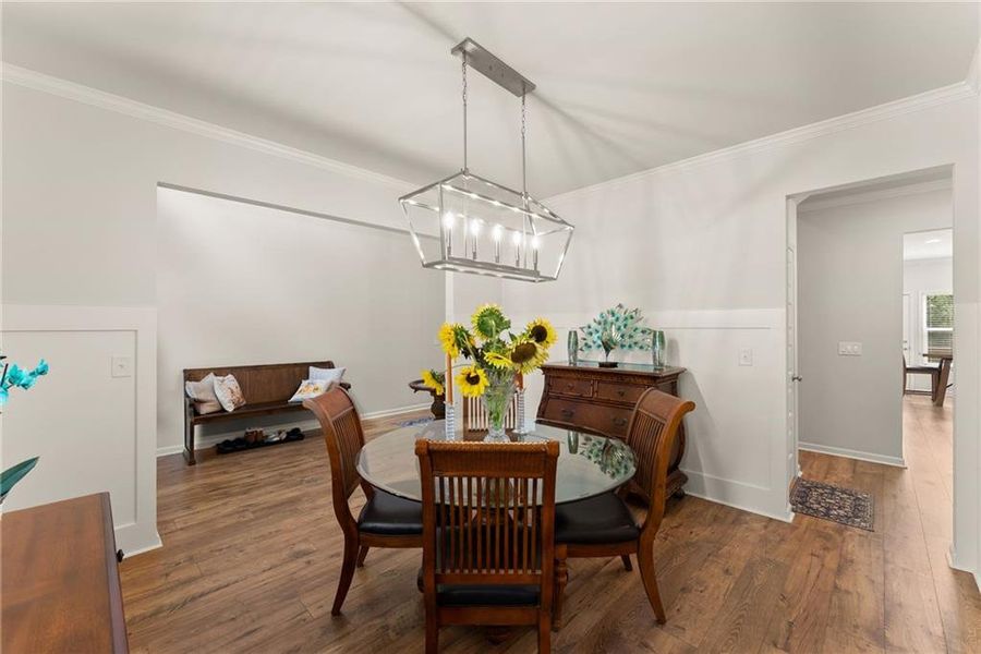 Furnished interior view inside a new home in , Dawsonville (Image 43).