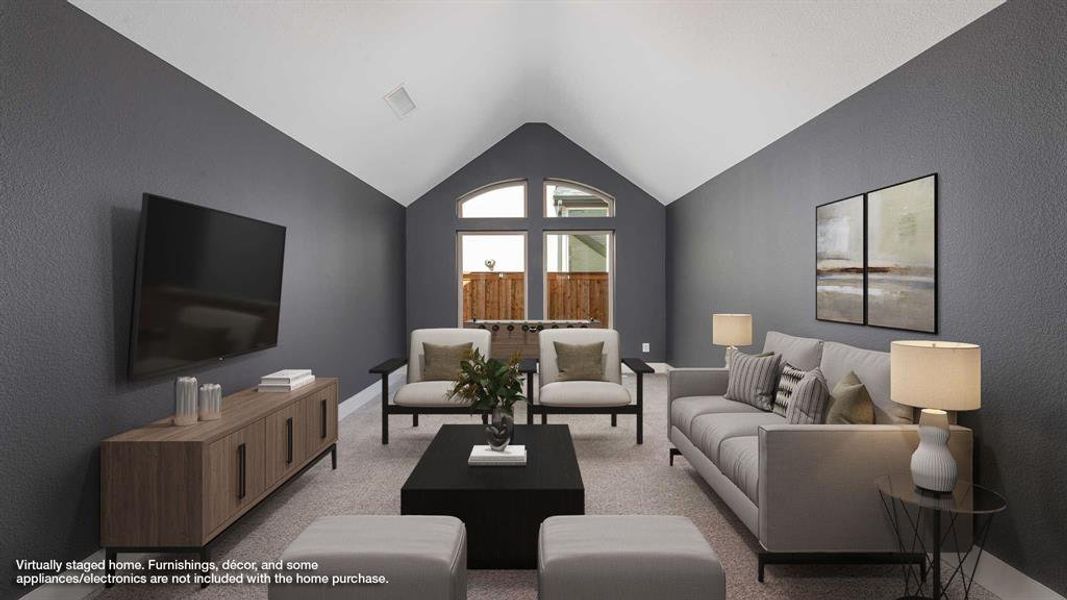 Furnished interior view inside a new home in Mosaic 50', Celina (Image 7). Furnished interior view inside a new home in Mosaic 50', Celina (Image 7).