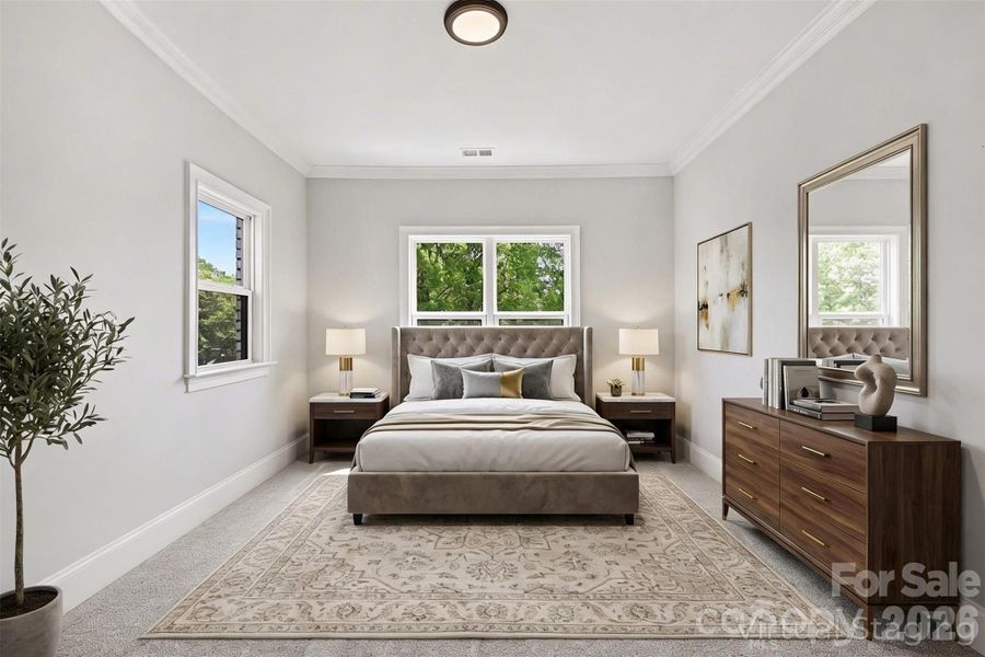 Furnished interior view inside a new home in , Concord (Image 19).
