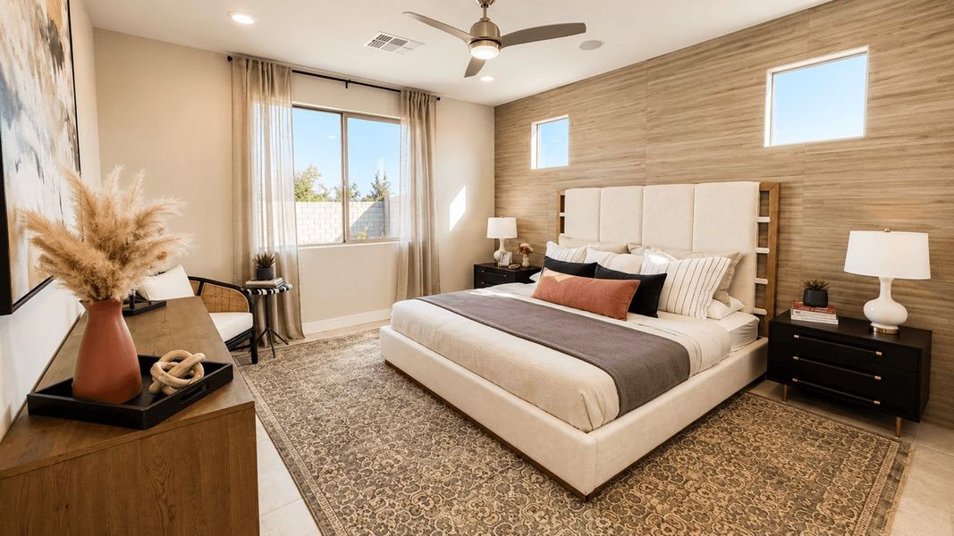 Representative furnished interior of a home built from the Flagstaff by William Ryan Homes in Alta Vida at Westpark, Buckeye (Image 10).