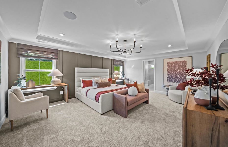 Representative furnished interior of a home built from the Liston by Pulte Homes in Sweetwater Hills, Moore (Image 28).