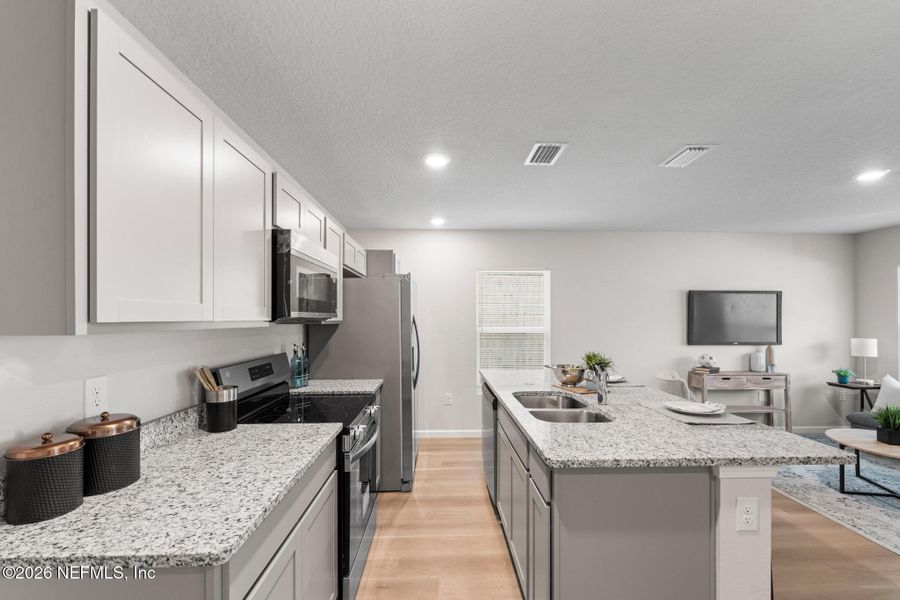 Furnished interior view inside a new home in , Jacksonville (Image 7).