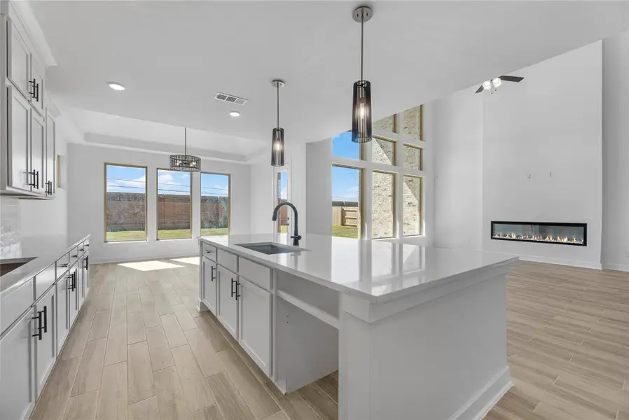 Furnished interior view inside a new home in Elyson, Katy (Image 5). Furnished interior view inside a new home in Elyson, Katy (Image 5).