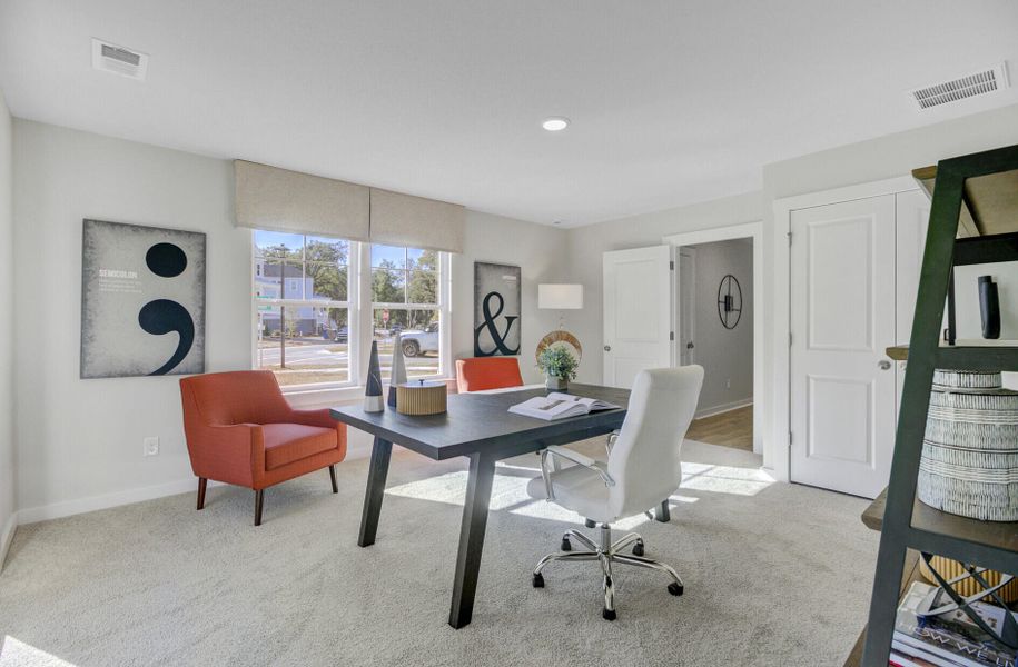 Furnished interior view inside a new home in , Johns Island (Image 4).