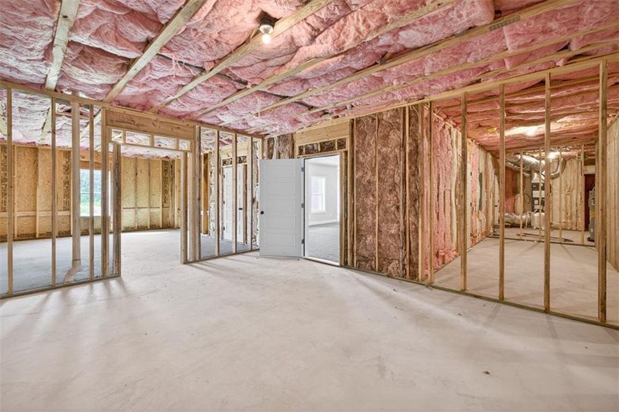 In-progress construction of a new home in , Bethlehem, GA (Image 41).