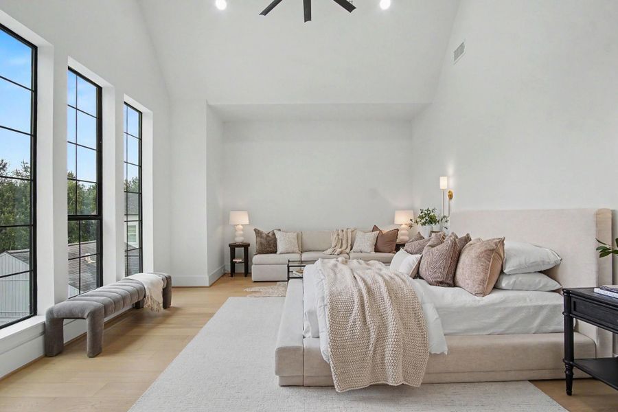 Furnished interior view inside a new home in , Houston (Image 17). Furnished interior view inside a new home in , Houston (Image 17).