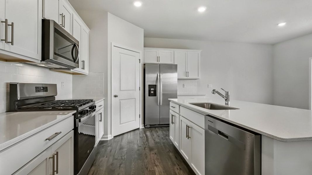 Furnished interior view inside a new home in Ridgewood Farms, Winterville (Image 6).