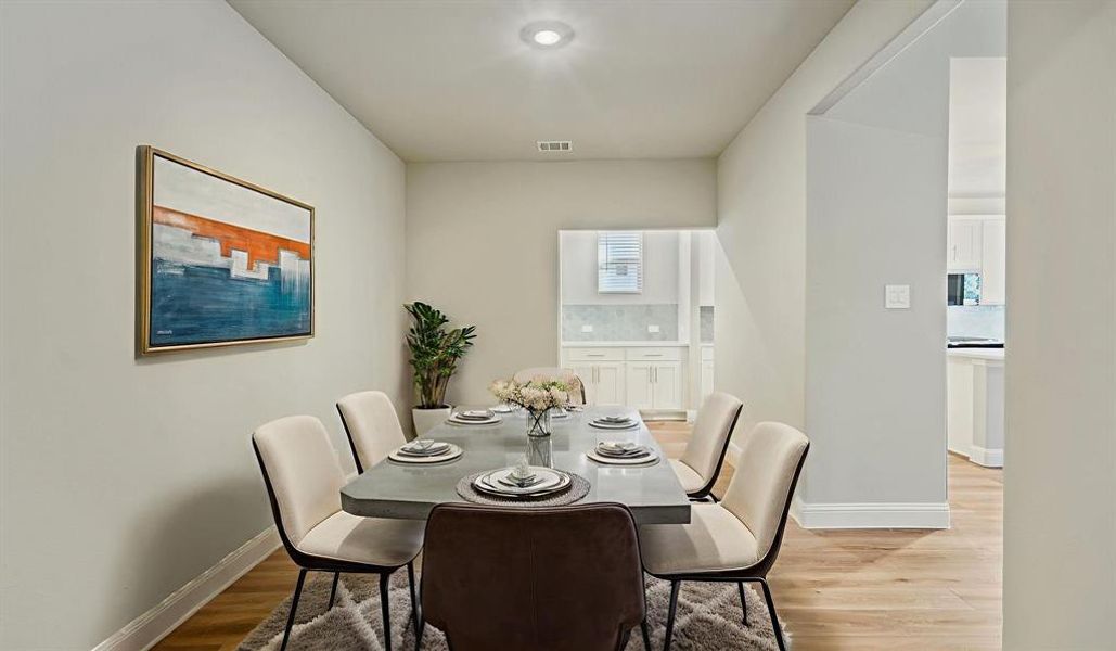 Furnished interior view inside a new home in Windmore, Princeton (Image 9). Furnished interior view inside a new home in Windmore, Princeton (Image 9).