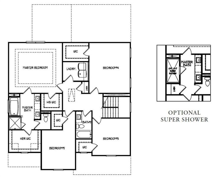 2D floor plan layout of this home in Hemingway, Flowery Branch, GA (Image 3).