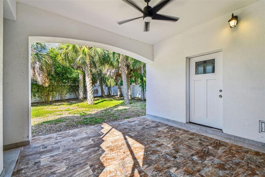 Exterior details and patio area of a home in , Dunedin (Image 31).