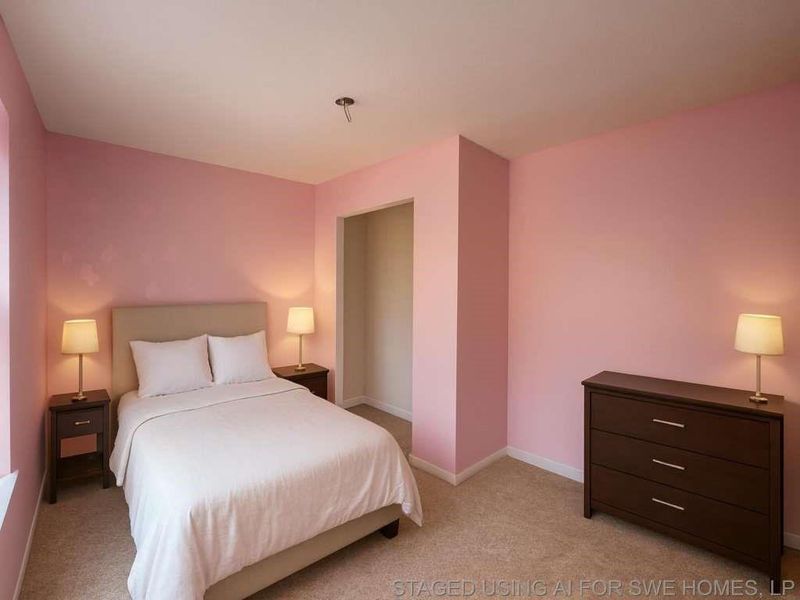 Furnished interior view inside a new home in , Cleveland (Image 5).