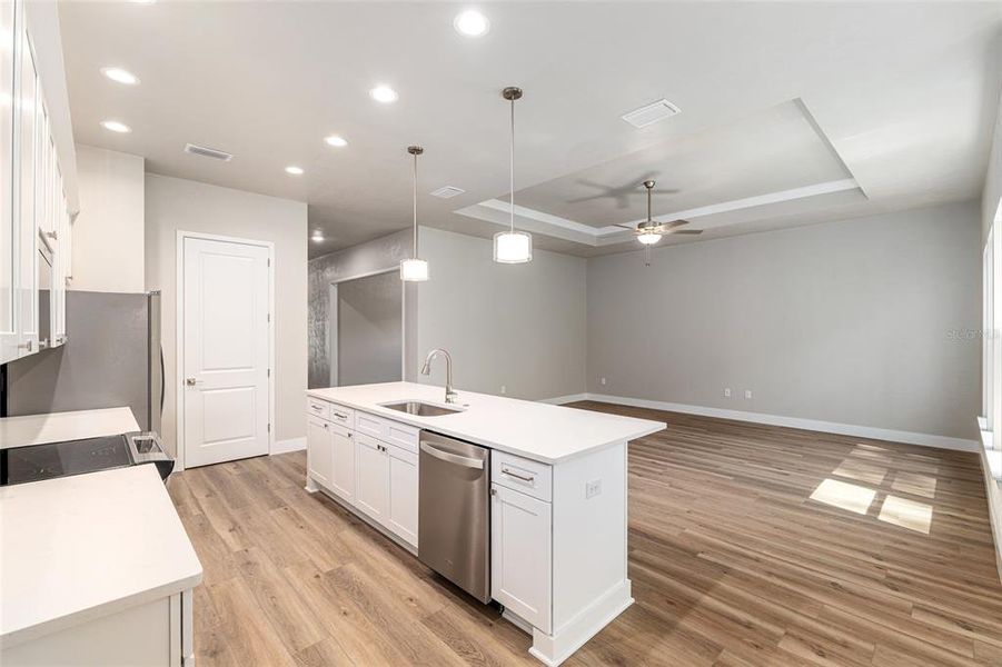 Furnished interior view inside a new home in Fairway Pointe at West End, Newberry (Image 15). Furnished interior view inside a new home in Fairway Pointe at West End, Newberry (Image 15).
