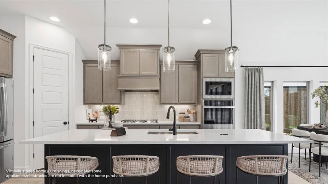 Furnished interior view inside a new home in M3 Ranch, Mansfield (Image 14).