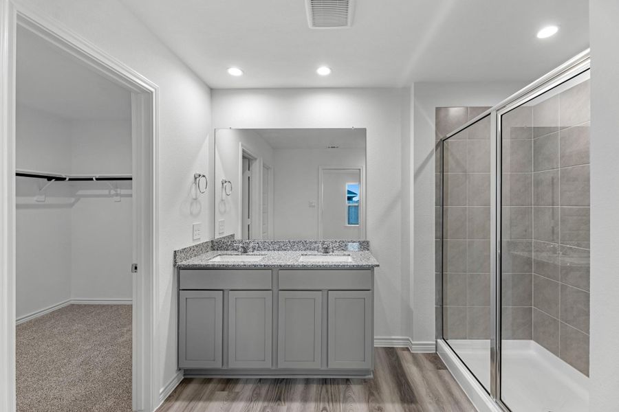 Furnished interior view inside a new home in Reserve at Mallard Lakes, Orange (Image 4). Furnished interior view inside a new home in Reserve at Mallard Lakes, Orange (Image 4).