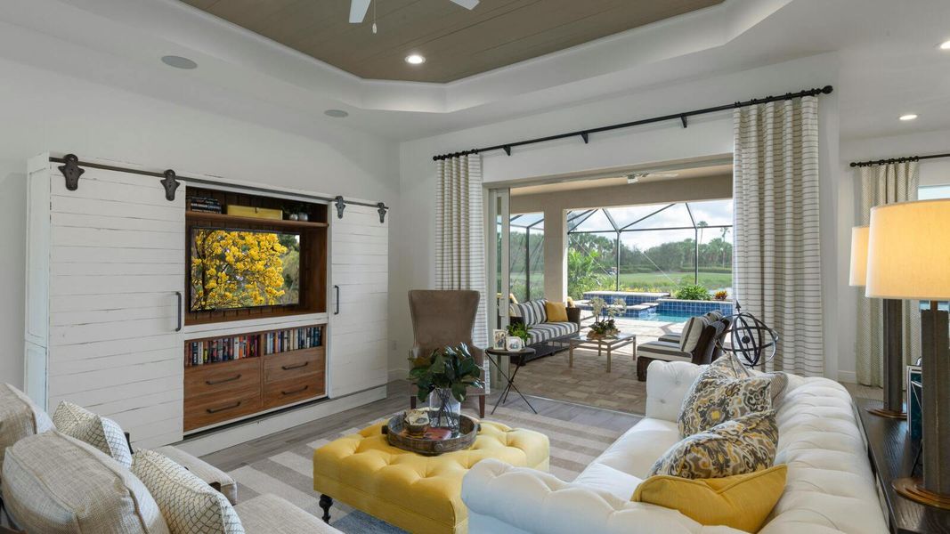 Representative furnished interior of a home built from the Captiva by Neal Communities in Grand Palm Real Estate and Homes for Sale in Venice, FL - Neal Communities, Venice (Image 13).