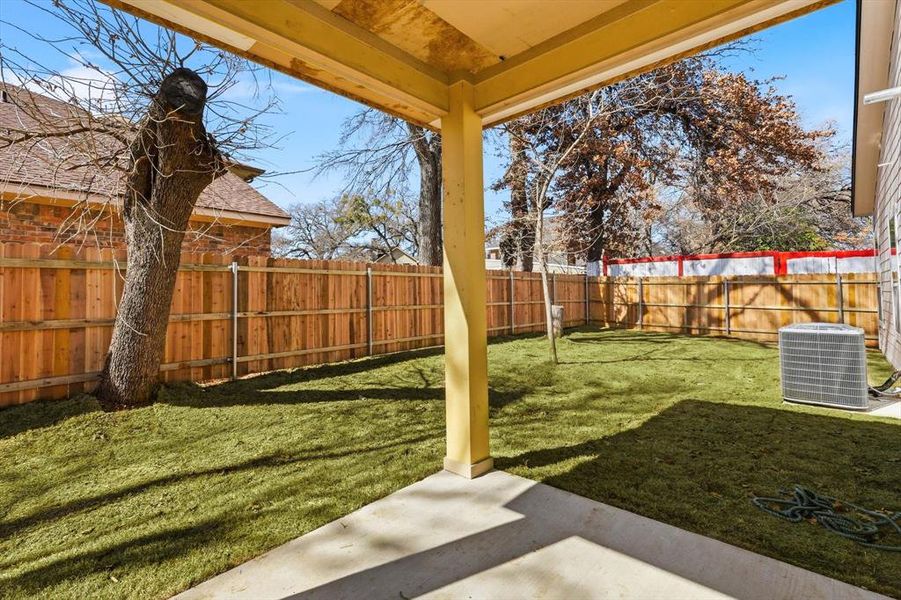 Exterior details and patio area of a home in , Lewisville (Image 3). Exterior details and patio area of a home in , Lewisville (Image 3).