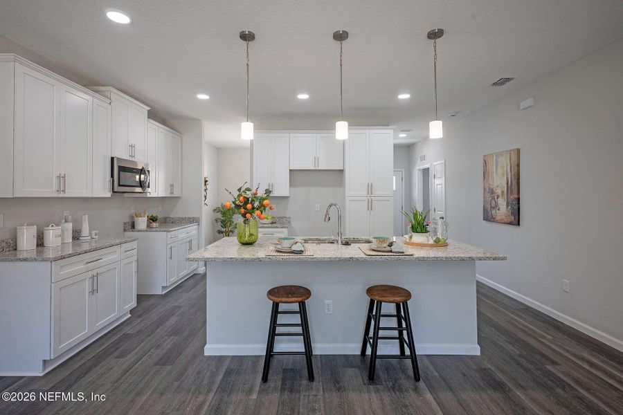 Furnished interior view inside a new home in , Jacksonville (Image 12).