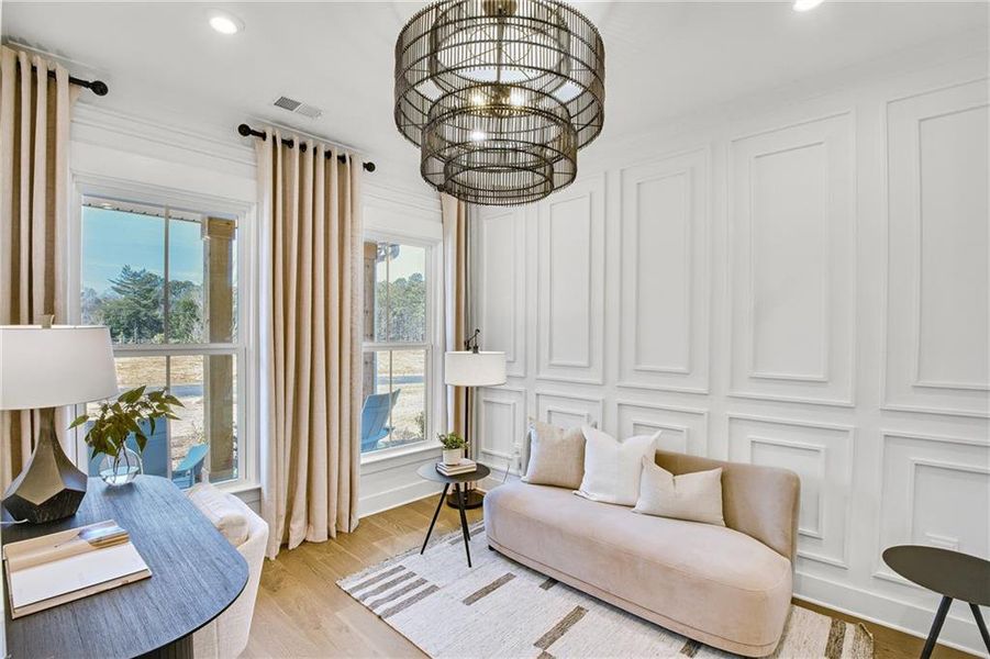 Furnished interior view inside a new home in Ashworth Estates, Powder Springs (Image 13).