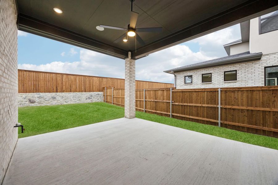 Representative exterior details of a home built from the Danville by Chesmar Homes in Canyon Falls 70s, Northlake (Image 3).