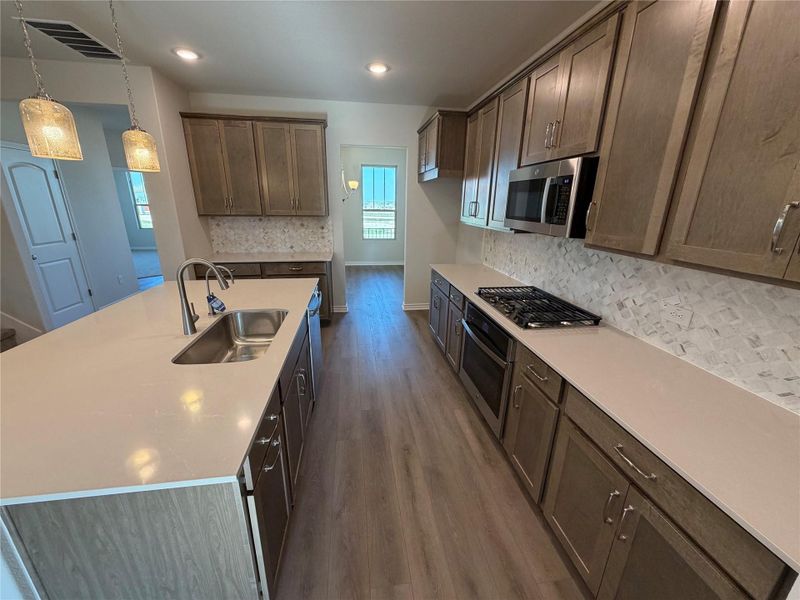 Furnished interior view inside a new home in Lariat, Liberty Hill (Image 9).
