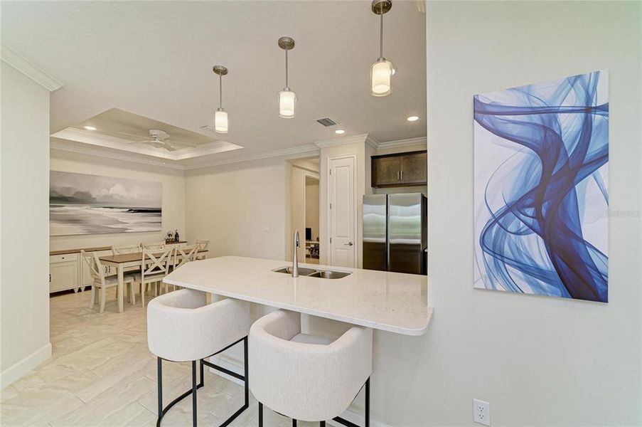 Furnished interior view inside a new home in Esplanade at Azario Lakewood Ranch, Lakewood Ranch (Image 7). Furnished interior view inside a new home in Esplanade at Azario Lakewood Ranch, Lakewood Ranch (Image 7).