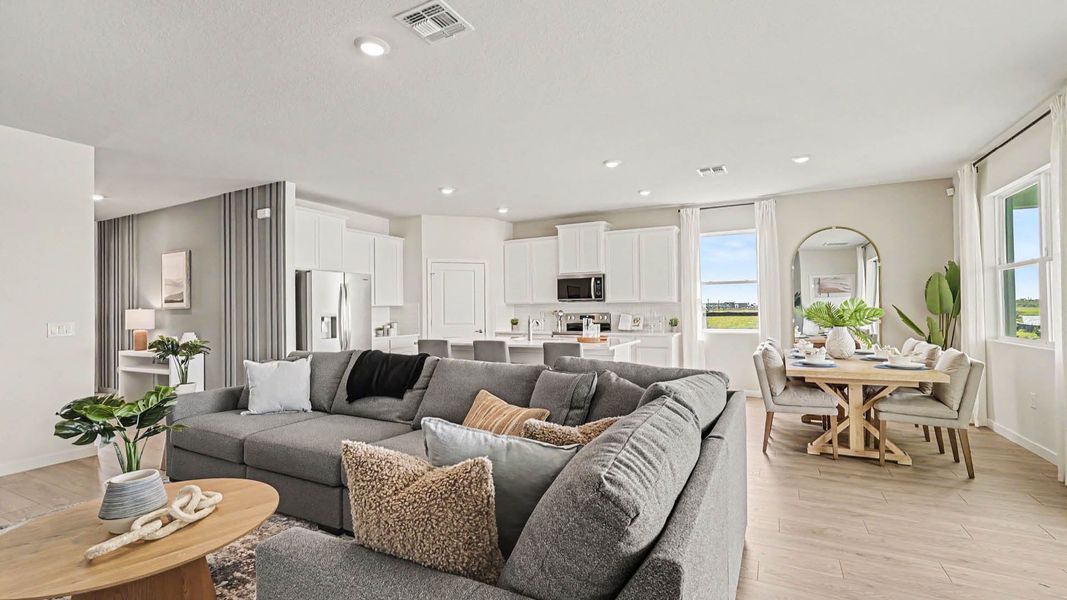 Representative furnished interior of a home built from the Delray by D.R. Horton in Cypress Bay West, Palm Bay (Image 10). Representative furnished interior of a home built from the Delray by D.R. Horton in Cypress Bay West, Palm Bay (Image 10).