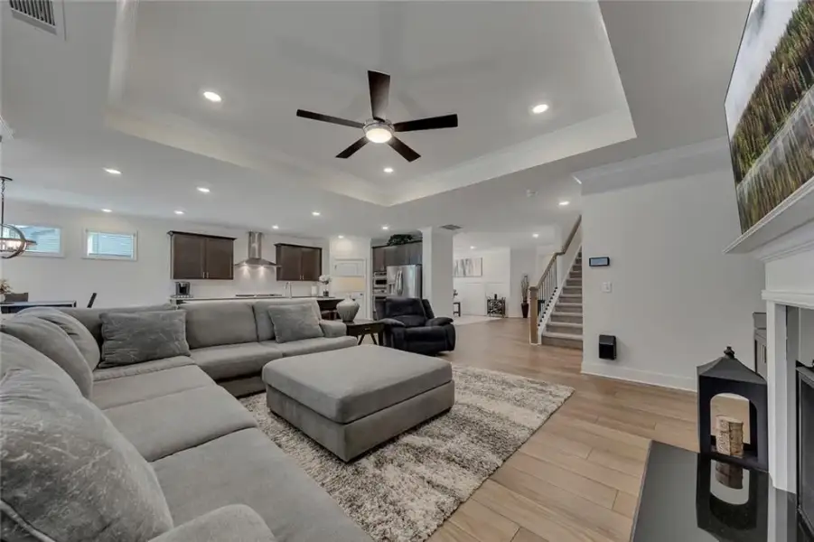 Furnished interior view inside a new home in , Canton (Image 6). Furnished interior view inside a new home in , Canton (Image 6).