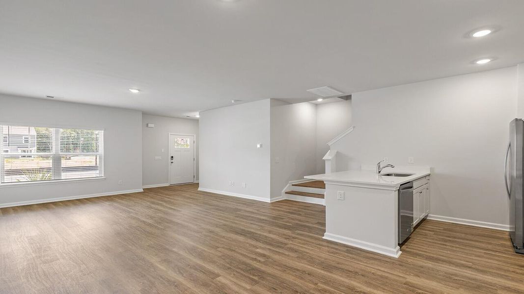 Spacious, unfurnished interior of a new home in The Crossing at St. James, Summerville (Image 15).