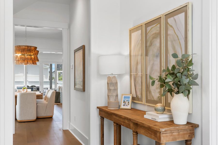 Furnished interior view inside a new home in , Summerville (Image 8).