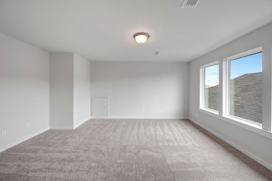 Spacious, unfurnished interior of a new home in Mason Woods, Cypress (Image 29). Spacious, unfurnished interior of a new home in Mason Woods, Cypress (Image 29).