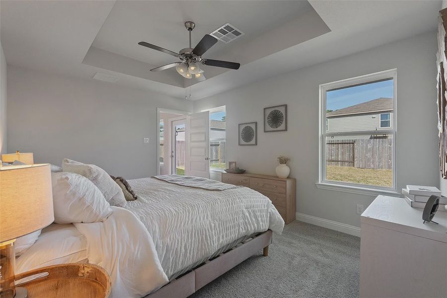 Furnished interior view inside a new home in Grand Oaks Reserve, Cleveland (Image 27).