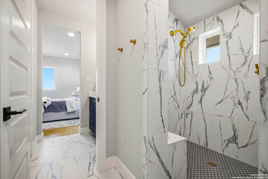 Furnished interior view inside a new home in , San Antonio (Image 15).