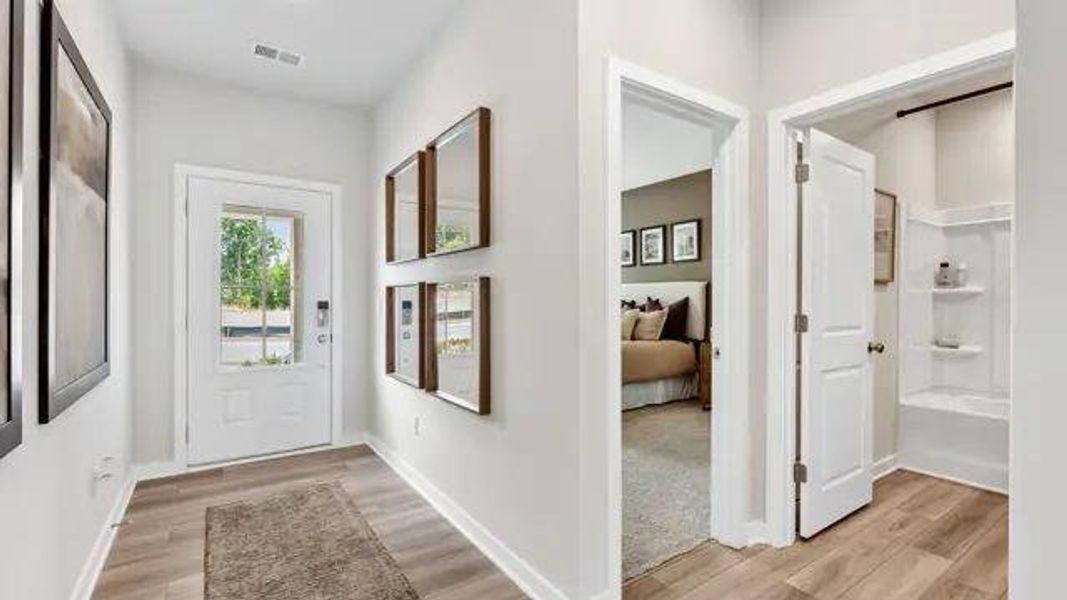 Furnished interior view inside a new home in Oak Grove Glen, Snellville (Image 12). Furnished interior view inside a new home in Oak Grove Glen, Snellville (Image 12).