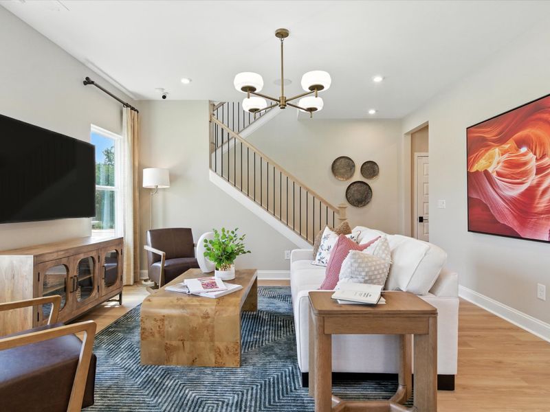 Representative furnished interior of a home built from the Douglas by Tri Pointe Homes in Ellis Townes, Charlotte (Image 20).