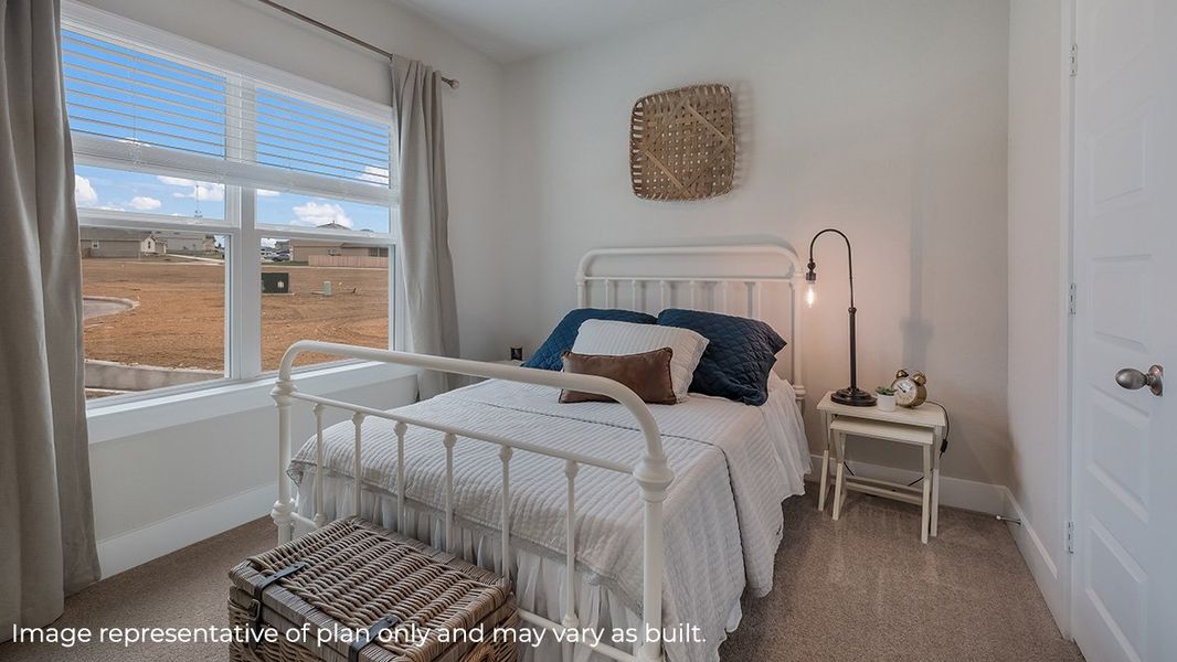Representative furnished interior of a home built from the The Naples by D.R. Horton in Veranda, San Antonio (Image 15).