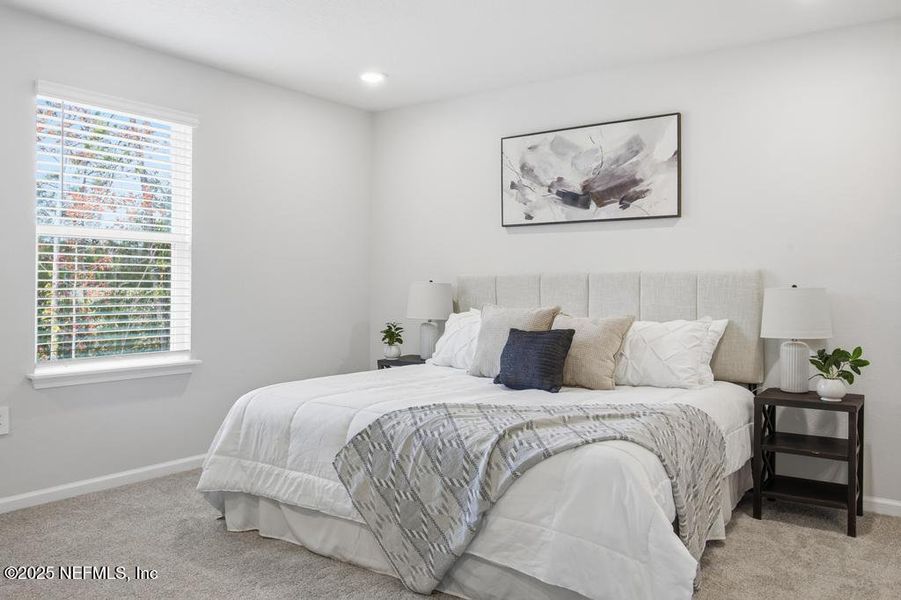 Furnished interior view inside a new home in Kings Landing, Jacksonville (Image 13). Furnished interior view inside a new home in Kings Landing, Jacksonville (Image 13).