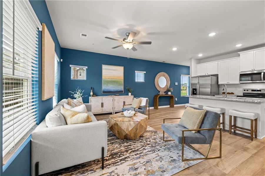 Furnished interior view inside a new home in Union Village, McDonough (Image 8).