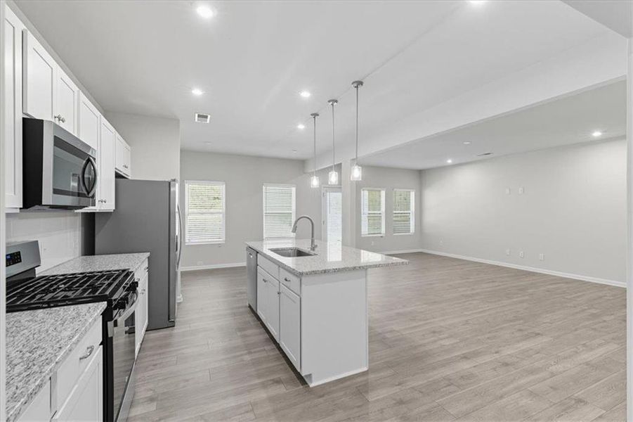 Furnished interior view inside a new home in Park Center Pointe, Austell (Image 3).