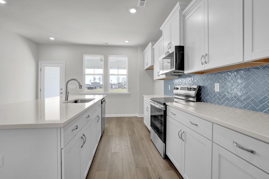 Furnished interior view inside a new home in Grand Park, Leland (Image 8).