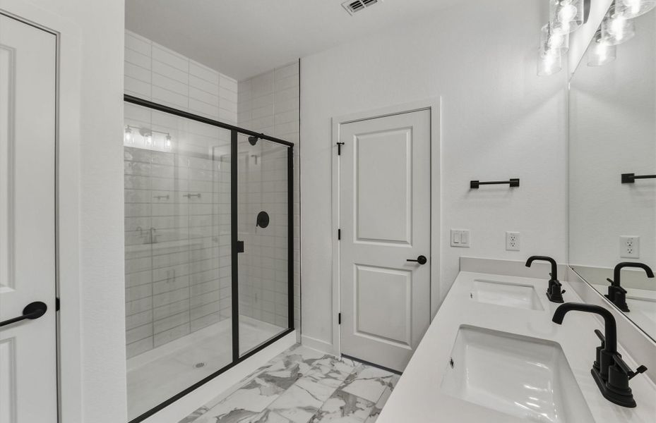 Furnished interior view inside a new home in Sunfield, Buda (Image 6).