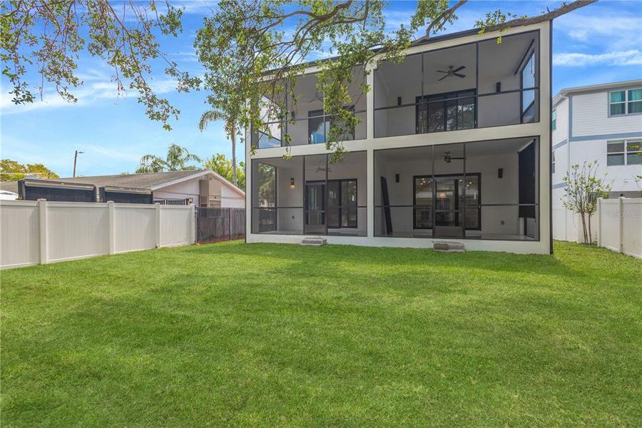 Exterior details and patio area of a home in , Tampa (Image 20). Exterior details and patio area of a home in , Tampa (Image 20).