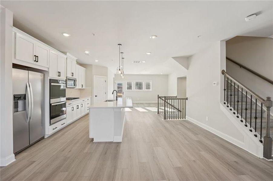 Furnished interior view inside a new home in , Cumming (Image 10).