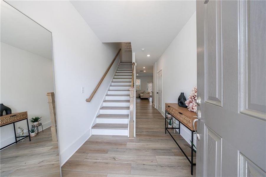 Furnished interior view inside a new home in , Atlanta (Image 6).