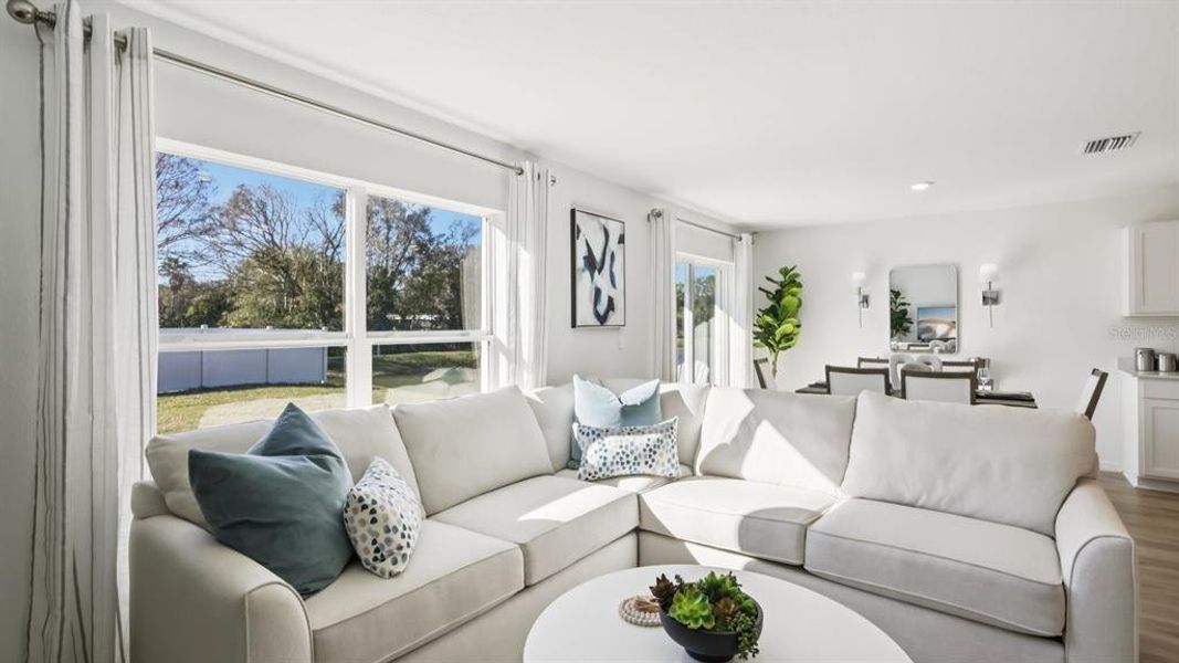 Furnished interior view inside a new home in Balm Grove, Wimauma (Image 25).