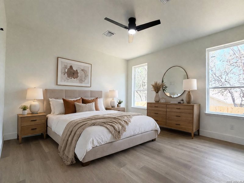 Furnished interior view inside a new home in , San Antonio (Image 15).