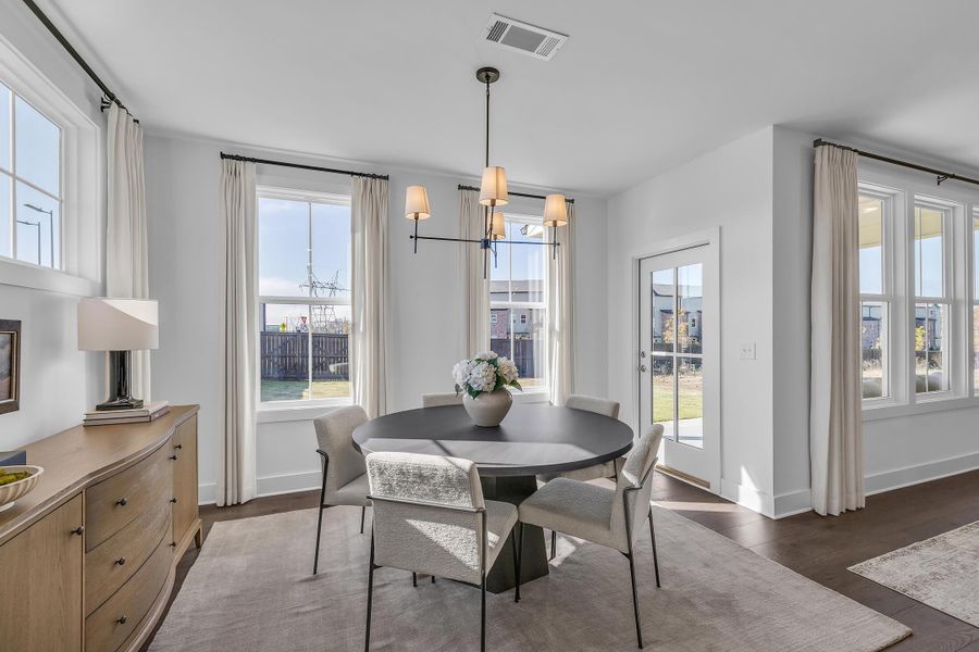 Furnished interior view inside a new home in Wildflower, Chattanooga (Image 7).